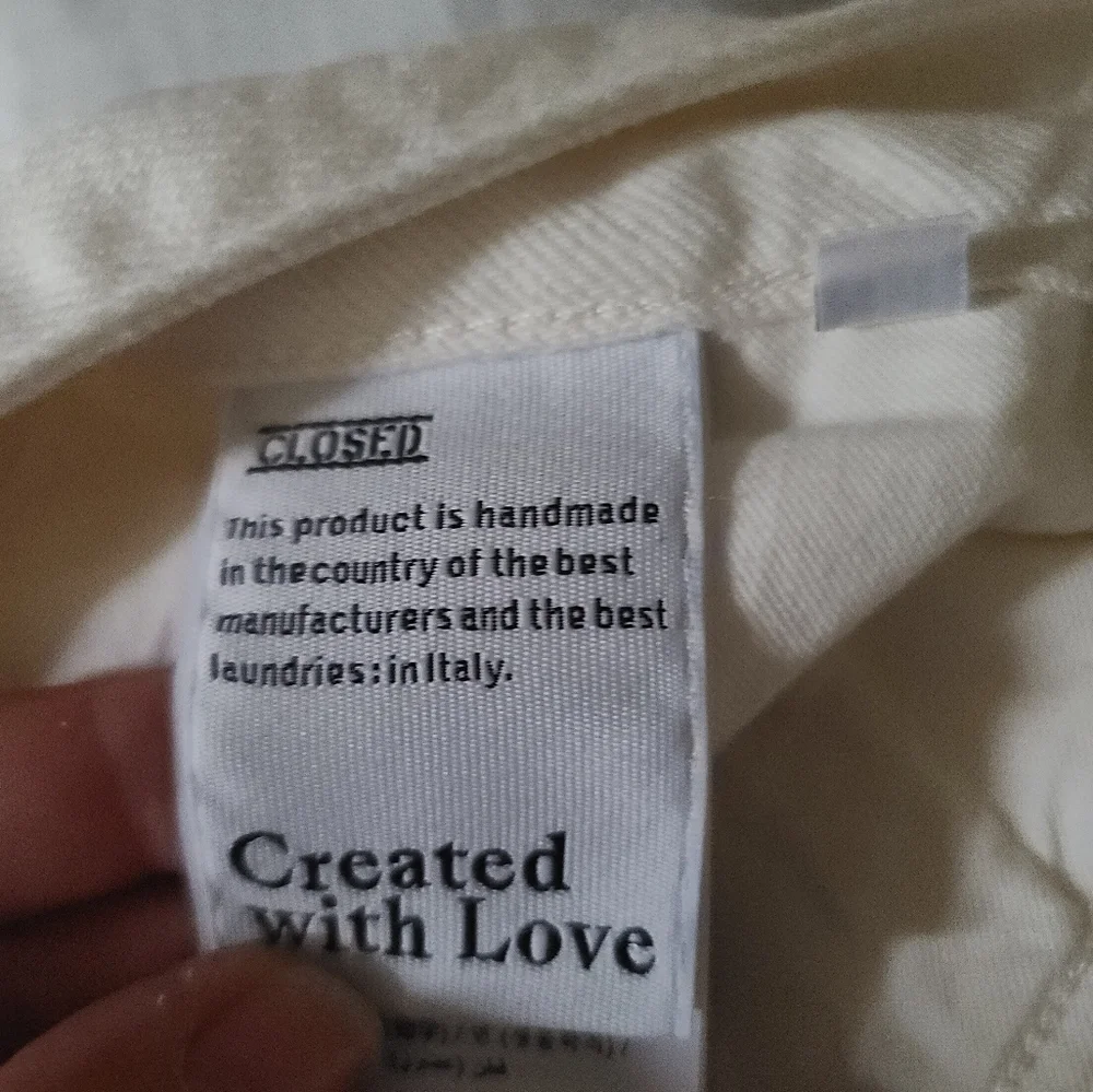 Closed white denim jeans sz 33 Nwot